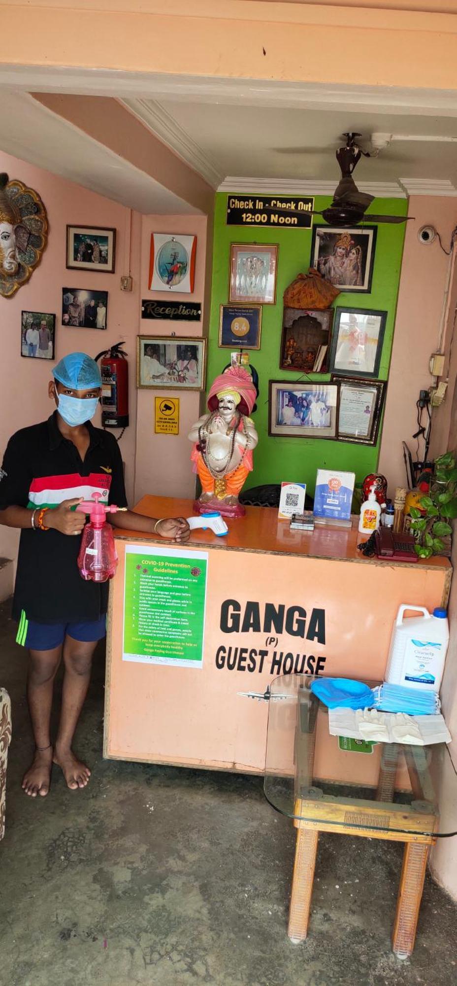 Ganga Paying Guest House Benares Kamer foto