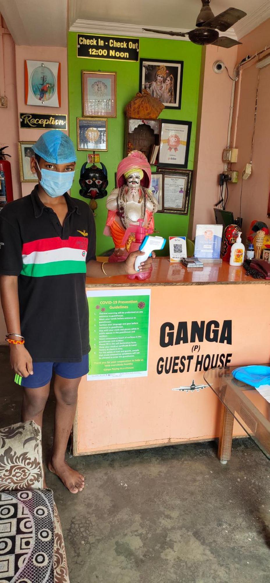 Ganga Paying Guest House Benares Kamer foto
