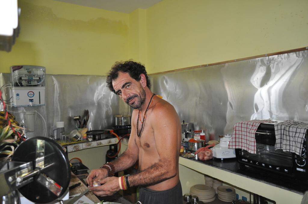 Ganga Paying Guest House Benares Buitenkant foto