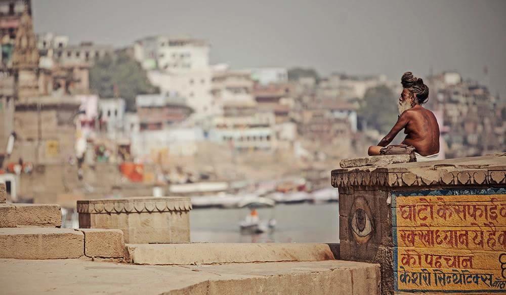 Ganga Paying Guest House Benares Buitenkant foto