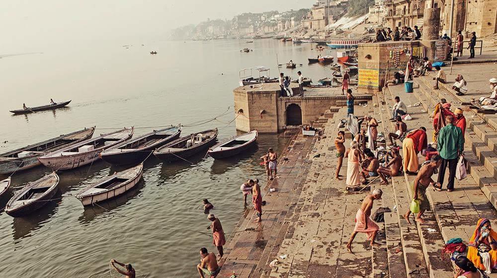 Ganga Paying Guest House Benares Buitenkant foto