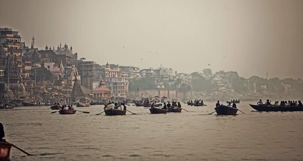 Ganga Paying Guest House Benares Buitenkant foto